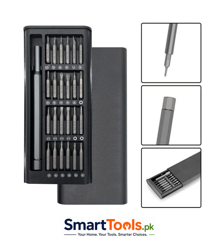 24-in-1 precision magnetic screwdriver set designed for repairing electronic devices like phones, laptops, and watches 24-in-1 precision magnetic screwdriver set designed for repairing electronic devices like phones, laptops, and watches