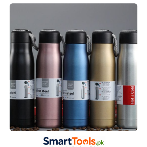 550ML insulated stainless steel vacuum flasks feature a double-wall design to keep beverages hot or cold