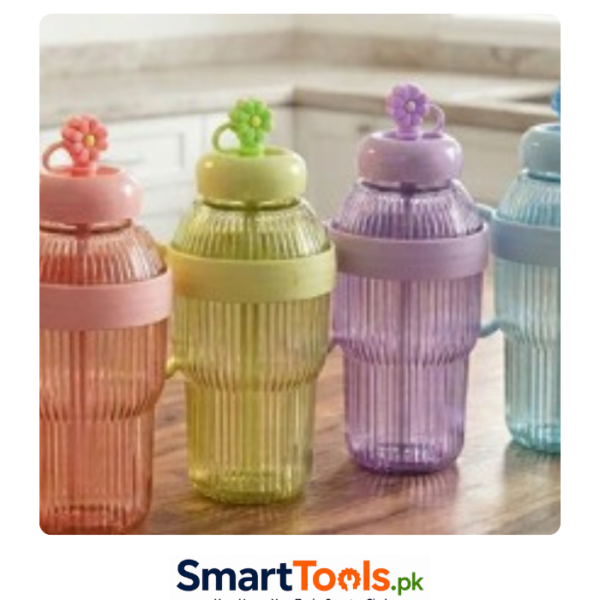 BloomSip Ice Effect Straw Bottles or similar 950ml Ice Kids Mini Tumblers