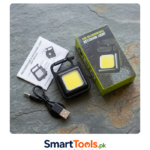 Keychain holder rechargeable light in ( metal )