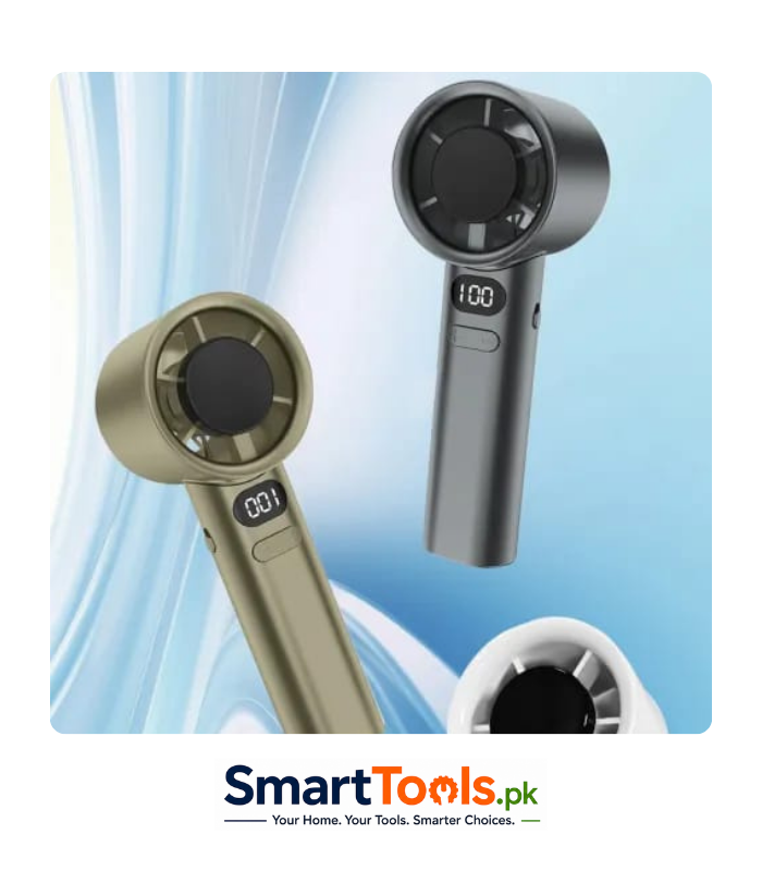 M11 Portable Handheld Turbo Fan, a mini fan equipped with 120 adjustable speeds and a smart digital LED display M11 Portable Handheld Turbo Fan, a mini fan equipped with 120 adjustable speeds and a smart digital LED display