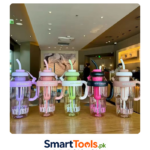 plastic sipper bottles feature an Ice Cream theme with a decorative lid shaped like a popsicle