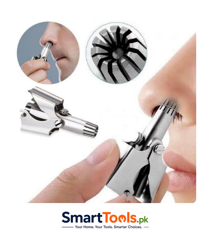 stainless steel manual nose hair trimmer
